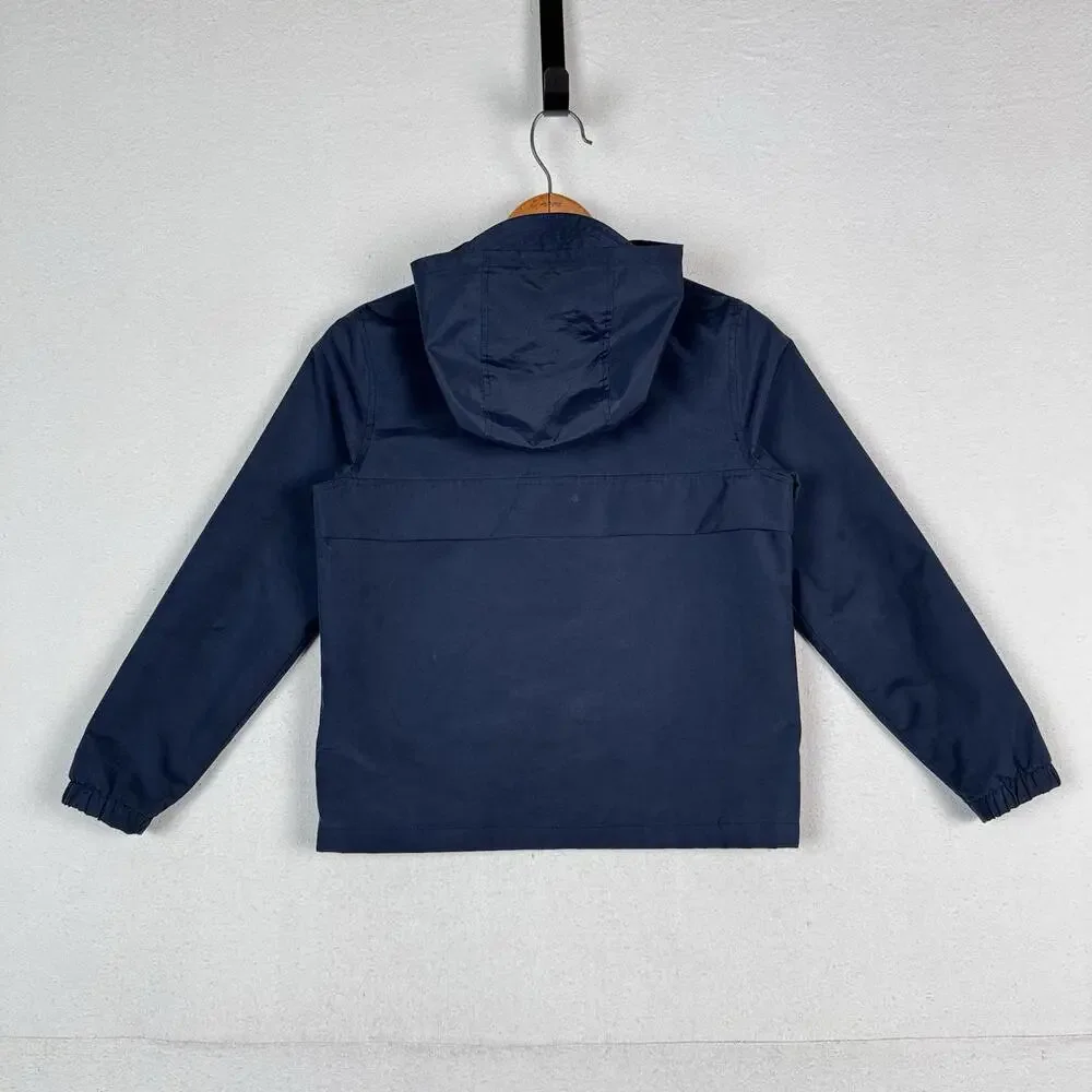 Old Navy Lined Hooded‎ Windbreaker M Size 8 Navy Blue